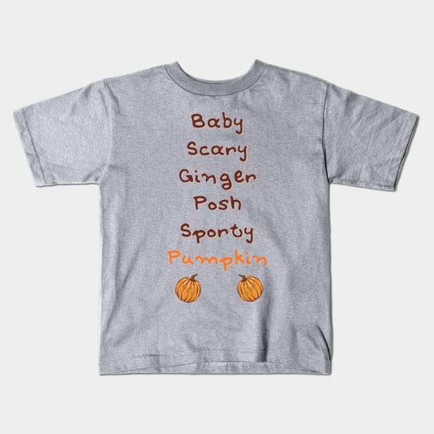 Basic Spices Kids T-Shirt by EmilyBickell